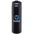 16 Oz. Matte Black Stainless Steel Can Thermal Tumbler